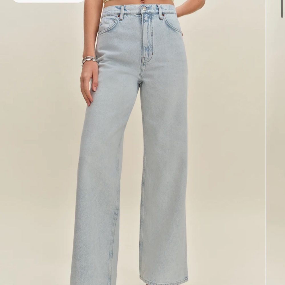 Cary High Rise Slouchy Wide Leg Jeans- Size 31